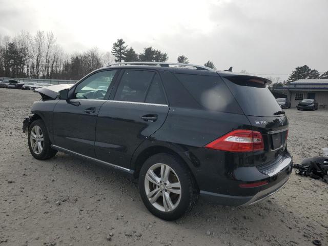 4JGDA5HB8FA588357 - 2015 MERCEDES-BENZ ML 350 4MATIC BLACK photo 2