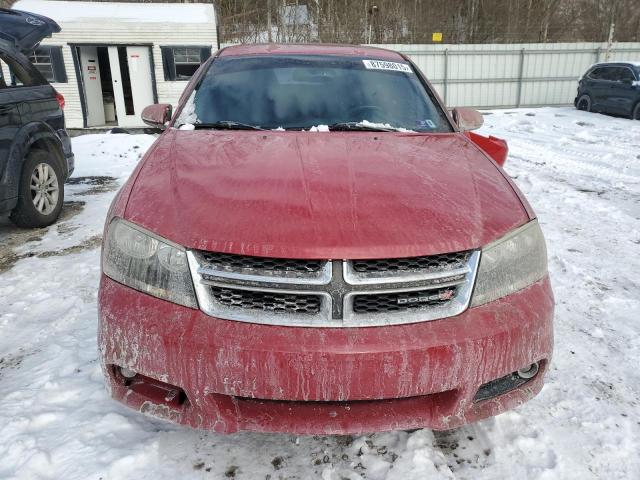 1C3CDZCB2DN746742 - 2013 DODGE AVENGER SXT წითელი ფოტო 5