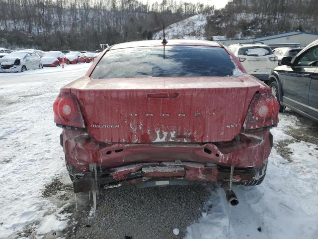 1C3CDZCB2DN746742 - 2013 DODGE AVENGER SXT წითელი ფოტო 6