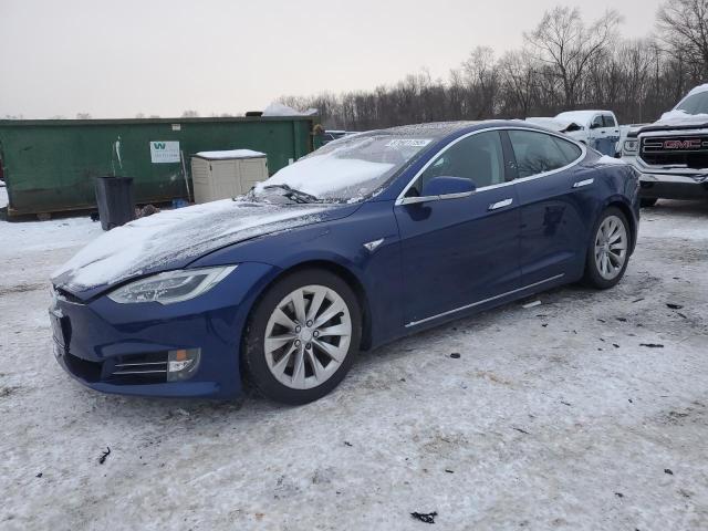 5YJSA1E25GF160151 - 2016 TESLA MODEL S BLUE photo 1