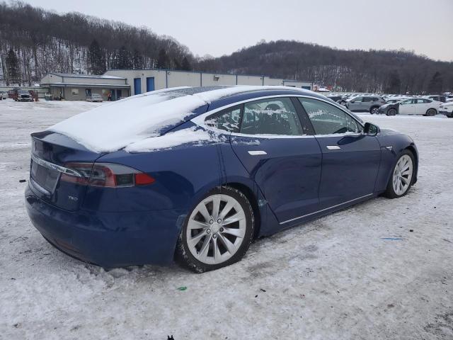 5YJSA1E25GF160151 - 2016 TESLA MODEL S BLUE photo 3