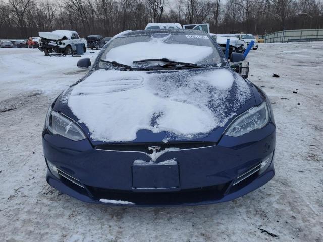5YJSA1E25GF160151 - 2016 TESLA MODEL S BLUE photo 5