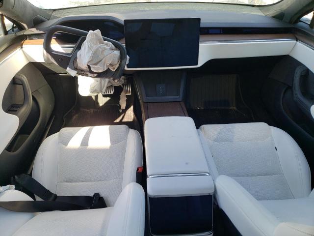 5YJSA1E59MF454982 - 2021 TESLA MODEL S WHITE photo 8