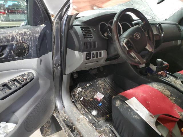 5TFJX4GN2FX041853 - 2015 TOYOTA TACOMA DOUBLE CAB PRERUNNER GRAY photo 9