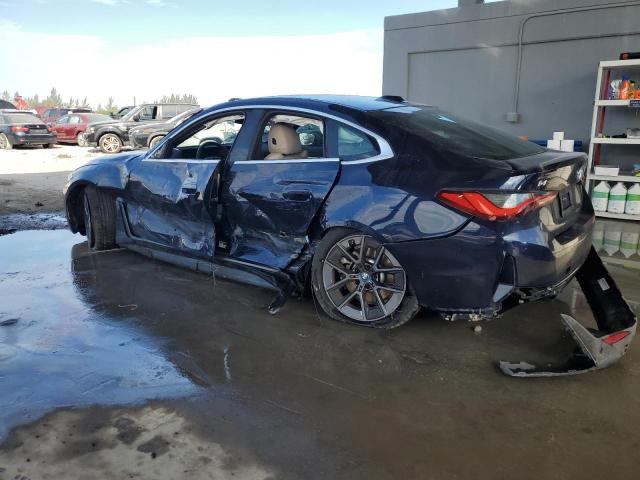 WBY43AW05RFR93803 - 2024 BMW I4 EDRIVE 35 BLUE photo 2