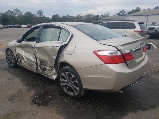 1HGCR2F57FA058452 - 2015 HONDA ACCORD SPORT 金色 照片 2