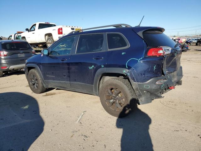 1C4PJMBS4FW654586 - 2015 JEEP CHEROKEE TRAILHAWK BLUE photo 2