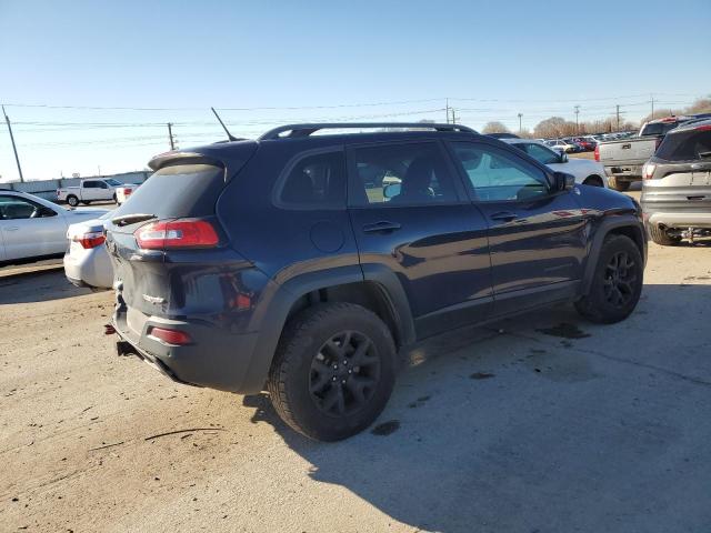 1C4PJMBS4FW654586 - 2015 JEEP CHEROKEE TRAILHAWK BLUE photo 3