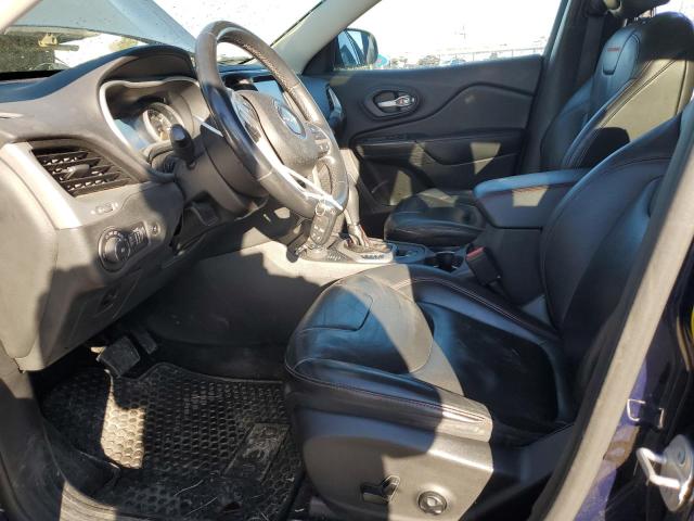 1C4PJMBS4FW654586 - 2015 JEEP CHEROKEE TRAILHAWK BLUE photo 7