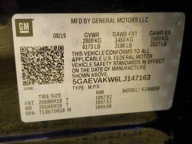 5GAEVAKW6LJ147163 - 2020 BUICK ENCLAVE ESSENCE 蓝色 照片 13