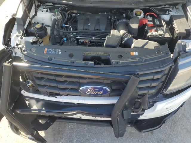1FM5K8AR9KGB43871 - 2019 FORD EXPLORER POLICE INTERCEPTOR თეთრი ფოტო 12