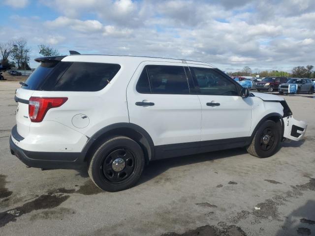 1FM5K8AR9KGB43871 - 2019 FORD EXPLORER POLICE INTERCEPTOR თეთრი ფოტო 3