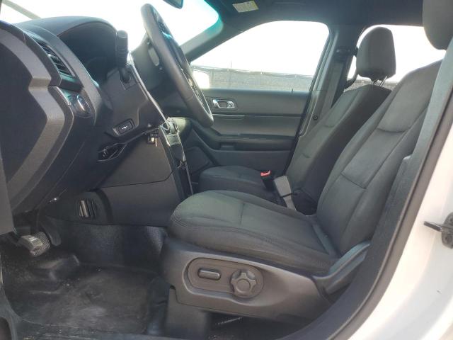 1FM5K8AR9KGB43871 - 2019 FORD EXPLORER POLICE INTERCEPTOR თეთრი ფოტო 7