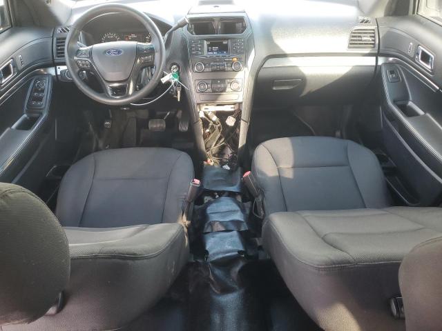 1FM5K8AR9KGB43871 - 2019 FORD EXPLORER POLICE INTERCEPTOR თეთრი ფოტო 8