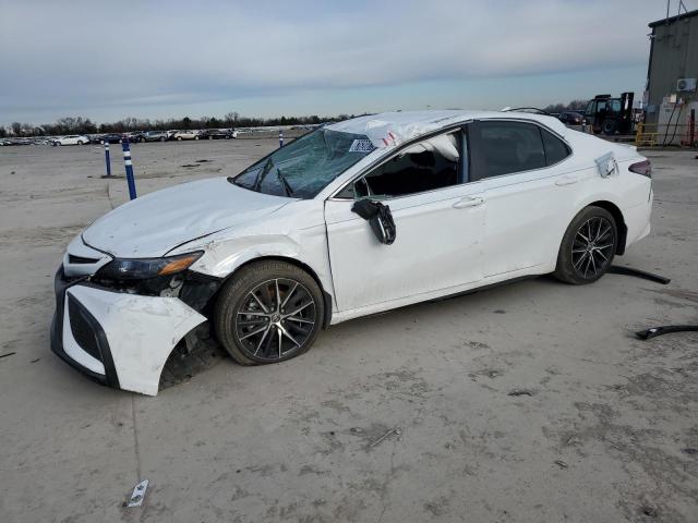 4T1G11AK0RU918270 - 2024 TOYOTA CAMRY SE NIGHT SHADE WHITE photo 1