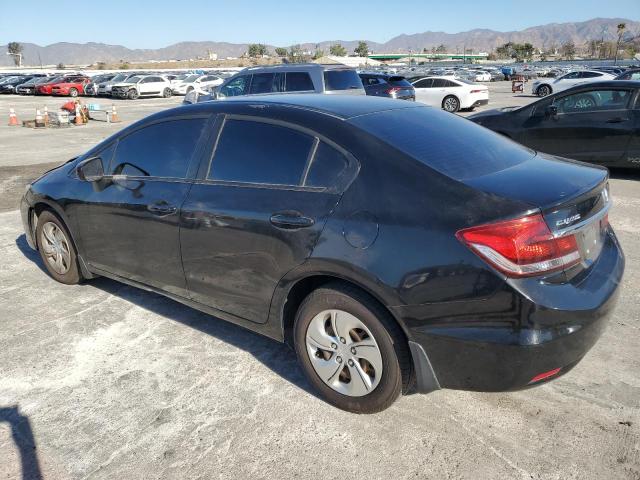 19XFB2F57EE202934 - 2014 HONDA CIVIC LX BLACK photo 2