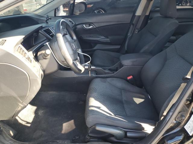 19XFB2F57EE202934 - 2014 HONDA CIVIC LX BLACK photo 7