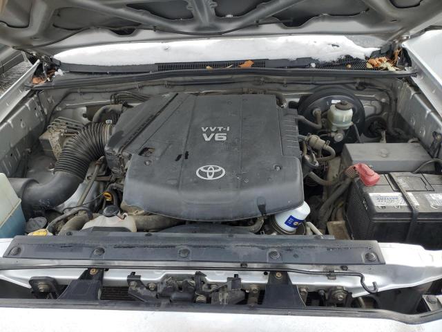 5TFJU4GN2BX002005 - 2011 TOYOTA TACOMA DOUBLE CAB PRERUNNER GRAY photo 11