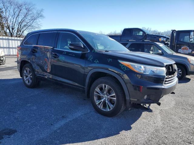 5TDJKRFH2FS188834 - 2015 TOYOTA HIGHLANDER XLE BLACK photo 4