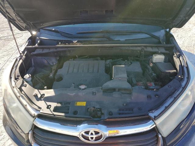 5TDKKRFH4GS174276 - 2016 TOYOTA HIGHLANDER XLE BLUE photo 12
