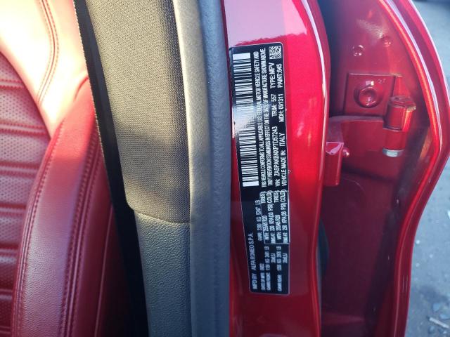 ZASPAKBNXP7D57243 - 2023 ALFA ROMEO STELVIO TI RED photo 14