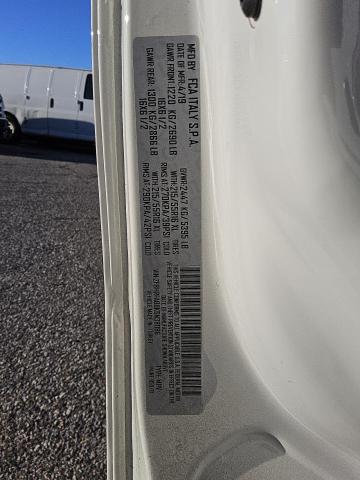 ZFBHRFAB8K6N38086 - 2019 RAM PROMASTER WHITE photo 11