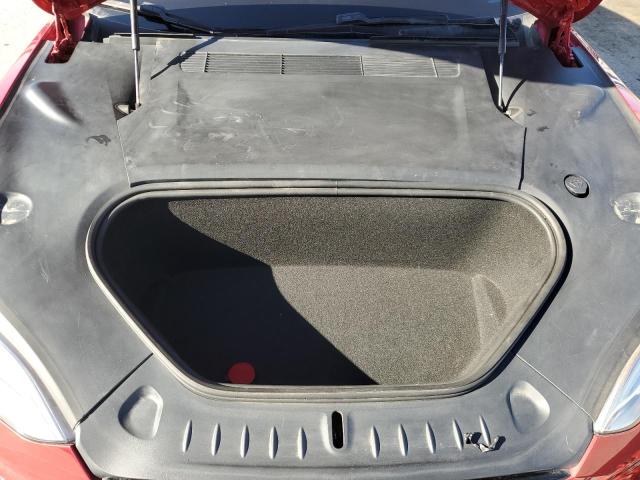 5YJSA1E69MF446924 - 2021 TESLA MODEL S Rojo foto 11