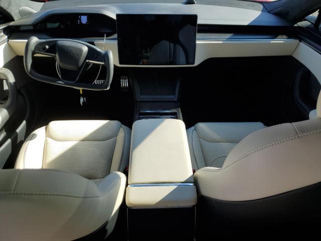 5YJSA1E69MF446924 - 2021 TESLA MODEL S Rojo foto 8