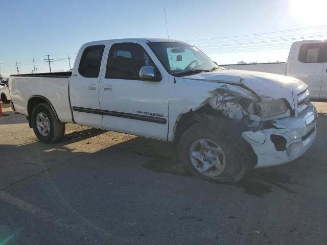 5TBRT34183S335777 - 2003 TOYOTA TUNDRA ACCESS CAB SR5 WHITE photo 4