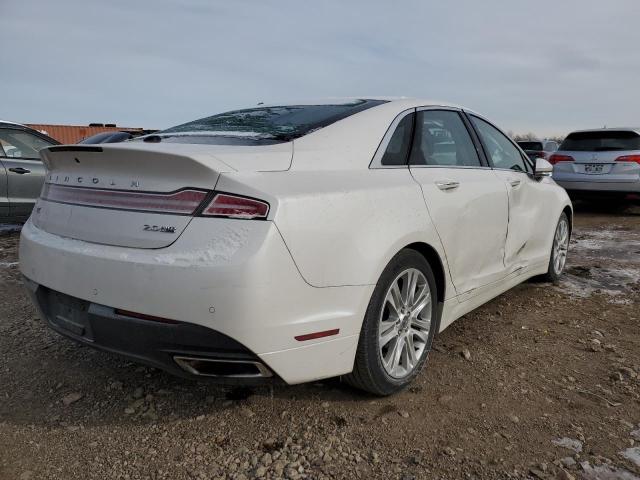 3LN6L2J94GR611911 - 2016 LINCOLN MKZ WHITE photo 3