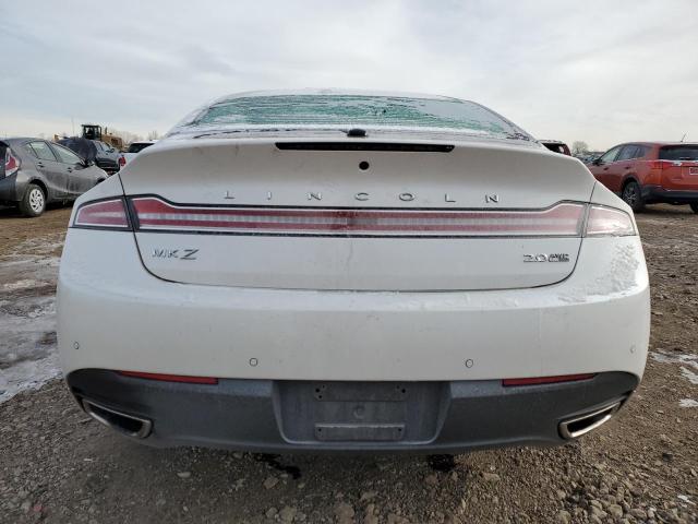 3LN6L2J94GR611911 - 2016 LINCOLN MKZ WHITE photo 6