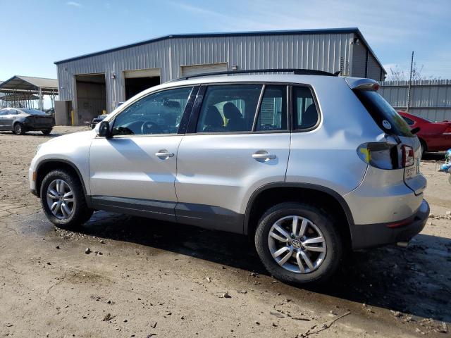 WVGAV7AX8HW509218 - 2017 VOLKSWAGEN TIGUAN S SILVER photo 2
