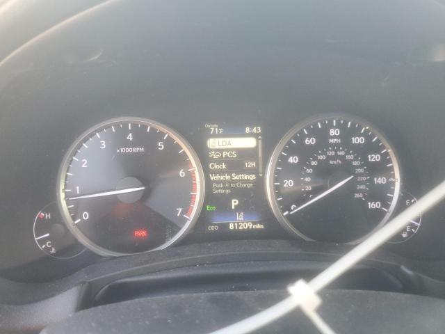 JTJYARBZ5K2137973 - 2019 LEXUS NX 300 BASE ვერცხლისფერი ფოტო 9