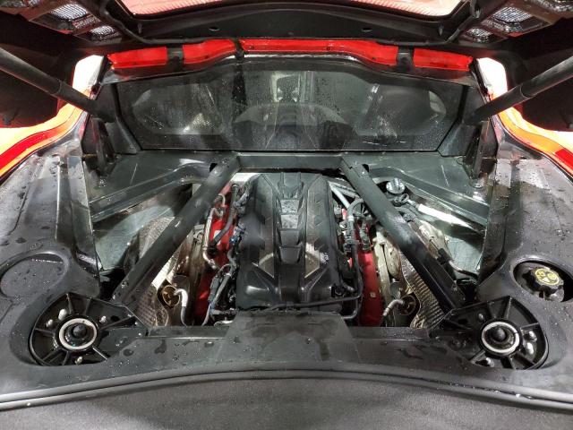 1G1YA2D48N5122844 - 2022 CHEVROLET CORVETTE STINGRAY 1LT RED photo 11