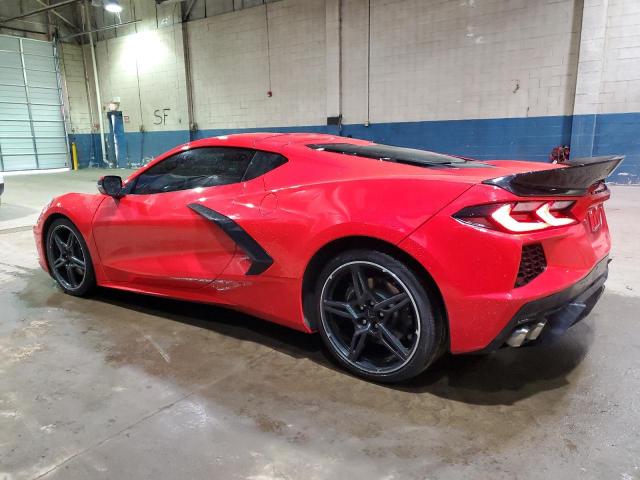1G1YA2D48N5122844 - 2022 CHEVROLET CORVETTE STINGRAY 1LT RED photo 2