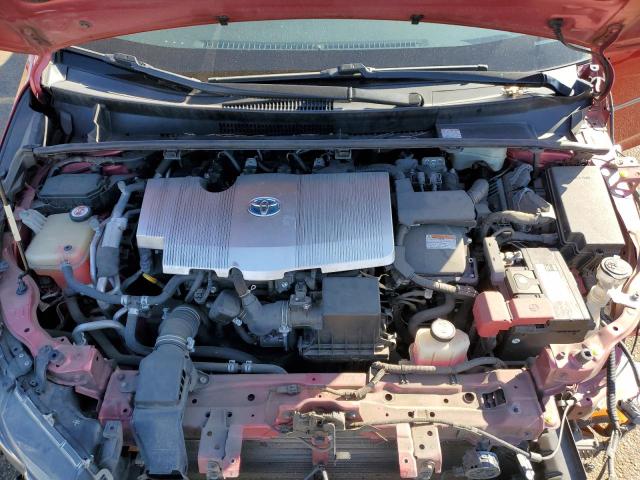 JTDKARFP9J3094376 - 2018 TOYOTA PRIUS PRIM 红色 照片 12