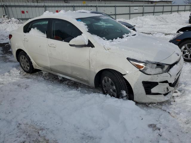 3KPA24AD9ME380542 - 2021 KIA RIO LX WHITE photo 4