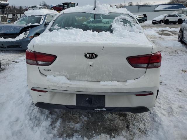 3KPA24AD9ME380542 - 2021 KIA RIO LX WHITE photo 6
