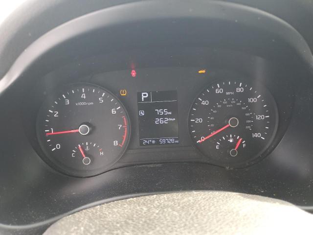 3KPA24AD9ME380542 - 2021 KIA RIO LX WHITE photo 9
