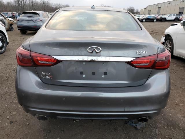 JN1EV7BRXPM543454 - 2023 INFINITI Q50 LUXE GRAY photo 6