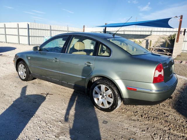 WVWRH63B93P275619 - 2003 VOLKSWAGEN PASSAT GLX მწვანე ფოტო 2