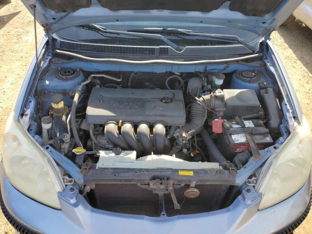 2T1KR32E43C033201 - 2003 TOYOTA COROLLA MA XR BLUE photo 11