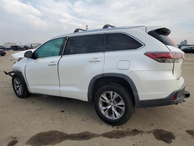 5TDKKRFH3FS115217 - 2015 TOYOTA HIGHLANDER XLE 白色 照片 2