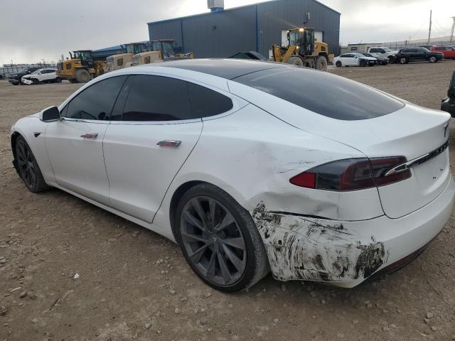 5YJSA1E29LF362159 - 2020 TESLA MODEL S WHITE photo 2