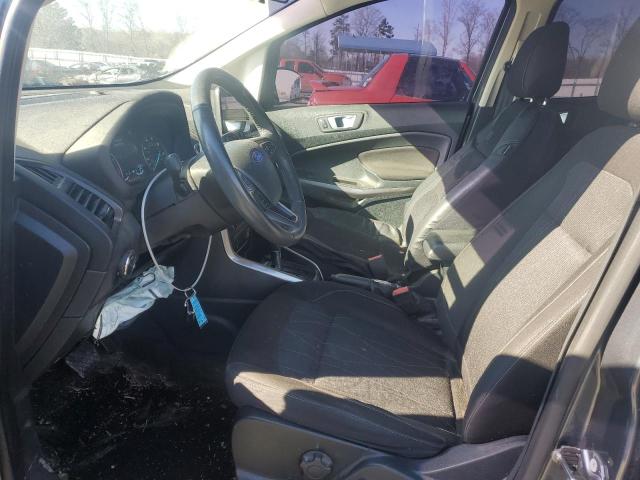 MAJ3P1TE2JC166161 - 2018 FORD ECOSPORT SE ნაცრისფერი ფოტო 7