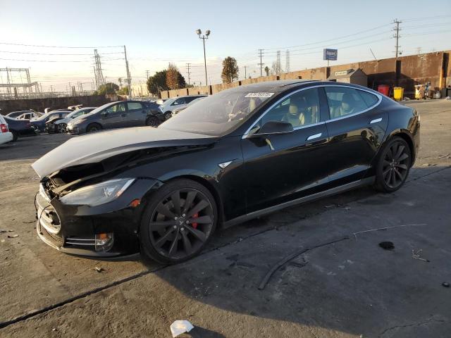 5YJSA1H21EFP62750 - 2014 TESLA MODEL S BLACK photo 1