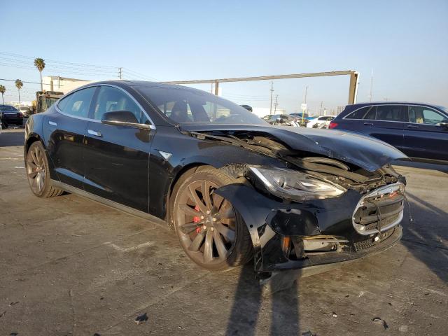 5YJSA1H21EFP62750 - 2014 TESLA MODEL S BLACK photo 4