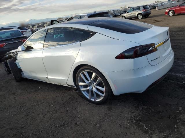 5YJSA1E24GF158505 - 2016 TESLA MODEL S WHITE photo 2