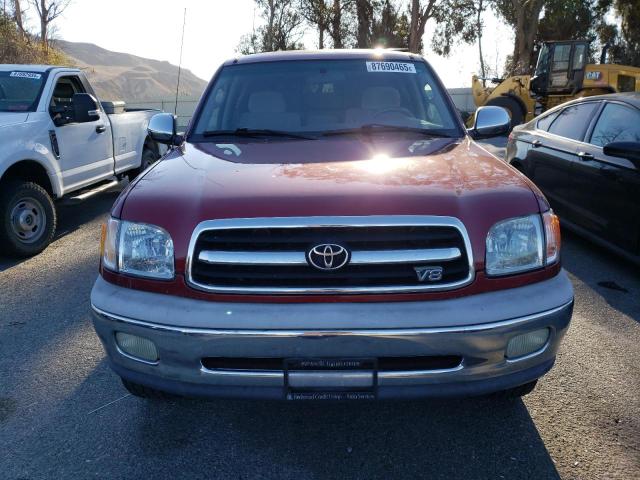5TBRT3416YS075631 - 2000 TOYOTA TUNDRA ACCESS CAB ბურგუნდია ფოტო 5