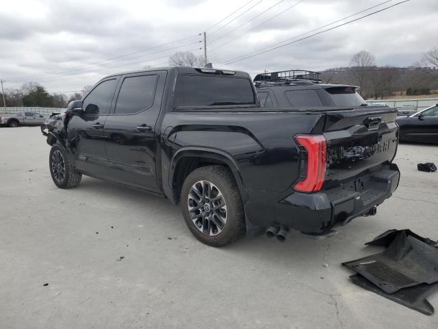 5TFNA5DB1PX087193 - 2023 TOYOTA TUNDRA CREWMAX PLATINUM Schwarz Foto 2